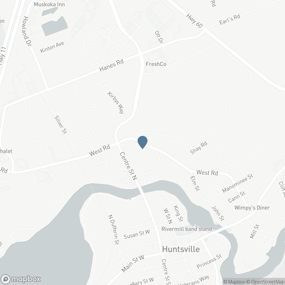 64 WEST ROAD, Huntsville, Ontario P1H 1L8